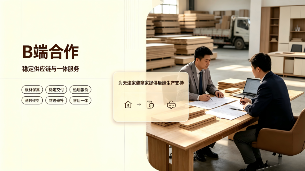 B 端合作｜逸柏全屋定制，装修公司稳定代工供应链